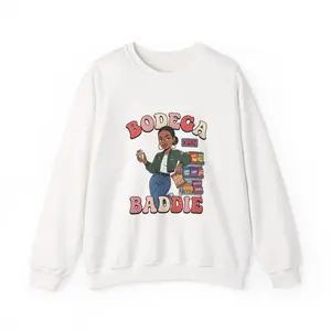 Bodega Baddie Sweatshirt | NYC, Spanglish Y2K Varsity Cherries