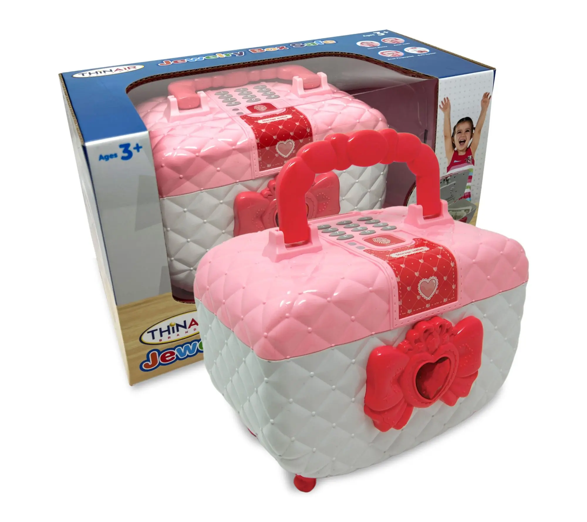 Playful Minds Jewelry Box Safe Portable Treasure Keeper Playful Minds Jewelry Box Safe Portable Treasure Keeper