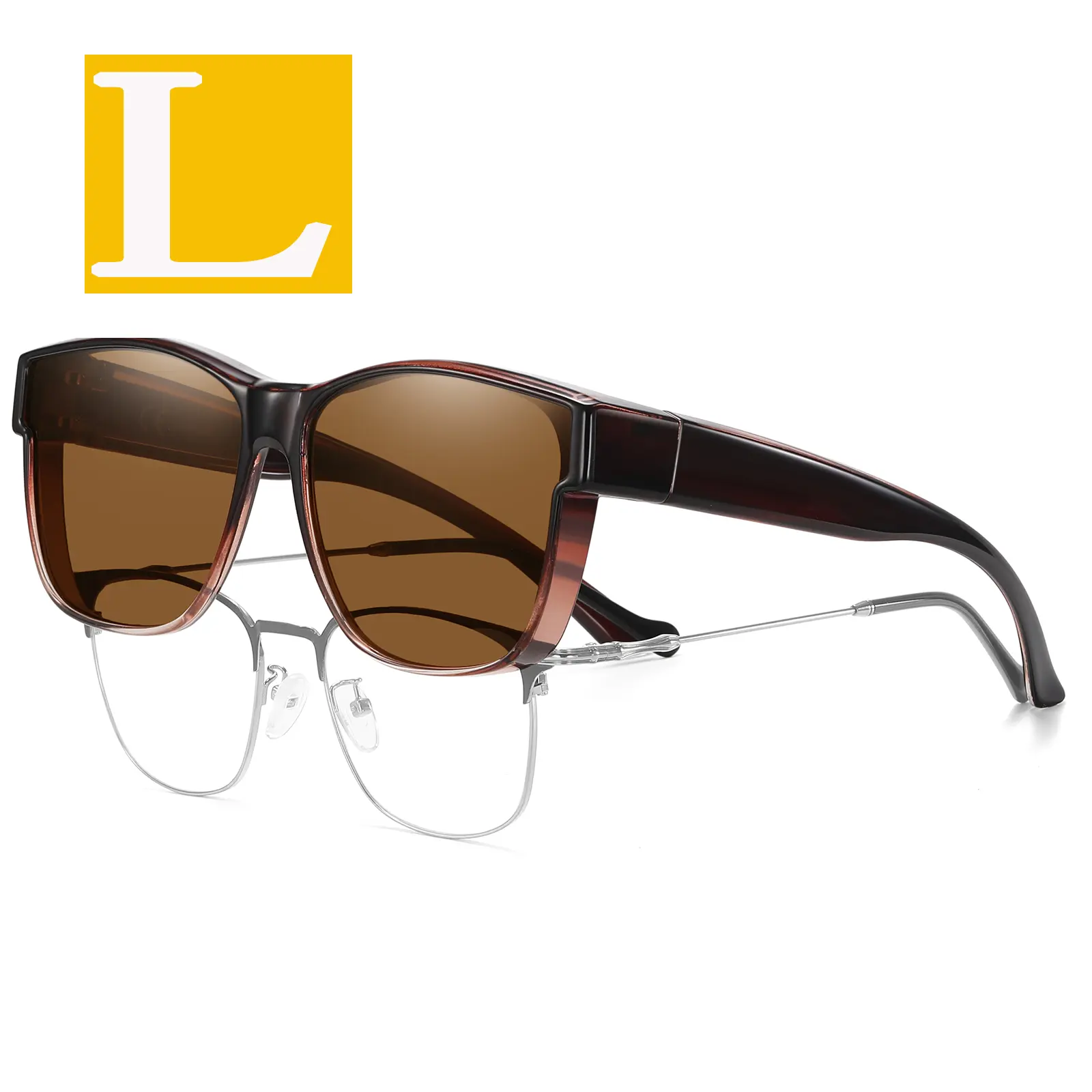 Gradient Brown Frame Brown Lens