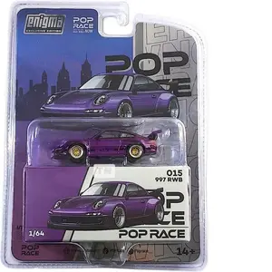 Pop Race 1:64 Enigma Exclusive Porsche RWB 997 - Purple