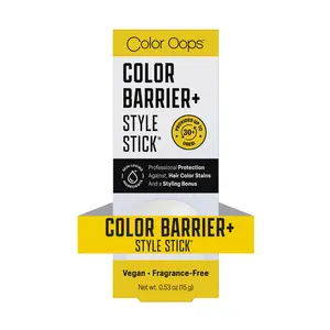 Color Oops Color Barrier+ Style Stick – 2-in-1 Hair Dye Skin Protector & Flyaway Styling Balm, Vegan & Travel Friendly