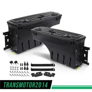 G-PLUS Left & Right Side Truck Bed Storage Tool Box Swing Case Fit For 97-14 Ford F150