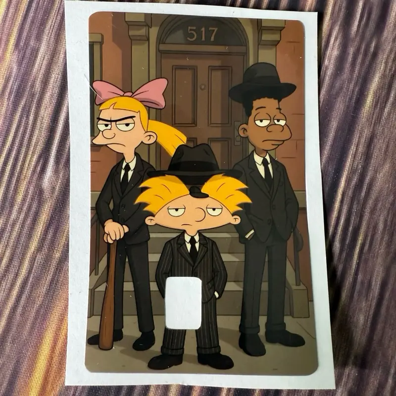 90s mob credit card skin sticker decal