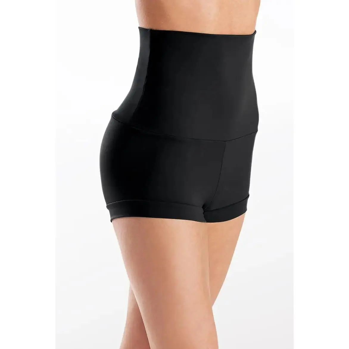 New Shorts Balera MT3446-High Waist Banded Leg Shorts
