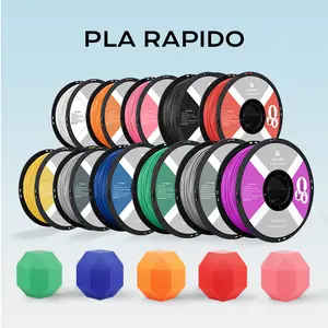 QIDI PLA Filament 1.75mm, 3D Printer Filament PLA Rapido, Suitable for High Speed Printing, 3D Printing Filament Fit Most FDM 3D Printers, 1 KG Spool (2.2lbs)