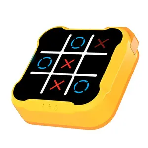 Electronic Tic Tac Toe Game, 2025 New 4 in 1 Tic Tac Toe Electronic Game, Handheld Mini Mini Tic Tac Toe Game Electronic, Portable Travel Puzzle Game Console, for Kids and Adults
