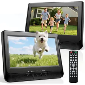 10.1"   DVD Player, Portable DVD Player for  Headrest  Screen with Remote, 5 Hours Rechargeable , Last Memory,  Region,  Travel, Support DVD/CD/USB/SD Card