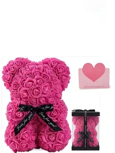 Handmade Bow Bear Gift Box, Perfect for Mother's Day, Valentine's Day, Anniversary, Gifts for Mom, Girlfriend, Best Friend