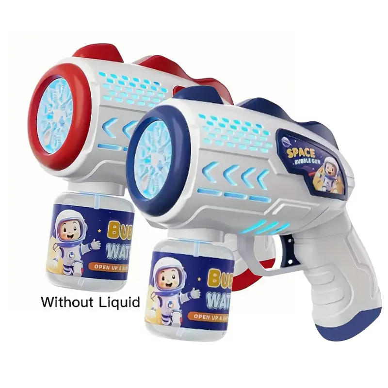 Fully Automatic Space Astronaut Gatlin Blaster - Vibrant Color Model Gun, Kids' Christmas Gift, Multi-Hole Bubble Pistol, Camping Water Toy (Toys & Hobbies, Sports & Outdoor Play Essentials) Bath Fun Mist Machine party night