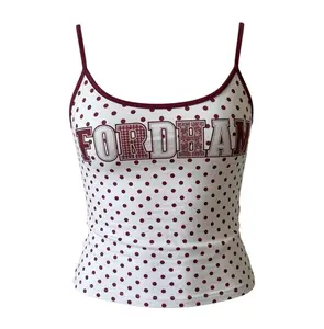 Fordham University Tank Top Women, Rams Y2K Varsity Graphic Tank, College Girl Aesthetic, NYC College Outfit, Fordham Shirt