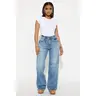 Tall Nova 90's Baby Basic Stretch Wide Leg Jean - Medium Wash