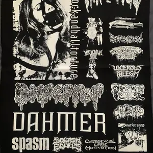Goregrind patches sheet diy decoration