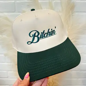 Bitchin' Trucker Hat, Embroidered Baseball Cap, Trucker Hats Women