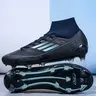 New Men's Adult Football Shoes Anti-Slip Ag Fg Long Studs Professional Competition Training Indoor Outdoor Lawn Soccer Boots Soccer Cleats Sports Shoes