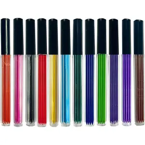 2.0mm 96 count 12 Color Pencil Leads, Lead Filled Art Sketching Supplies, Red, Blue, Yellow, Green,  Pencil Leads, Automatic Lead