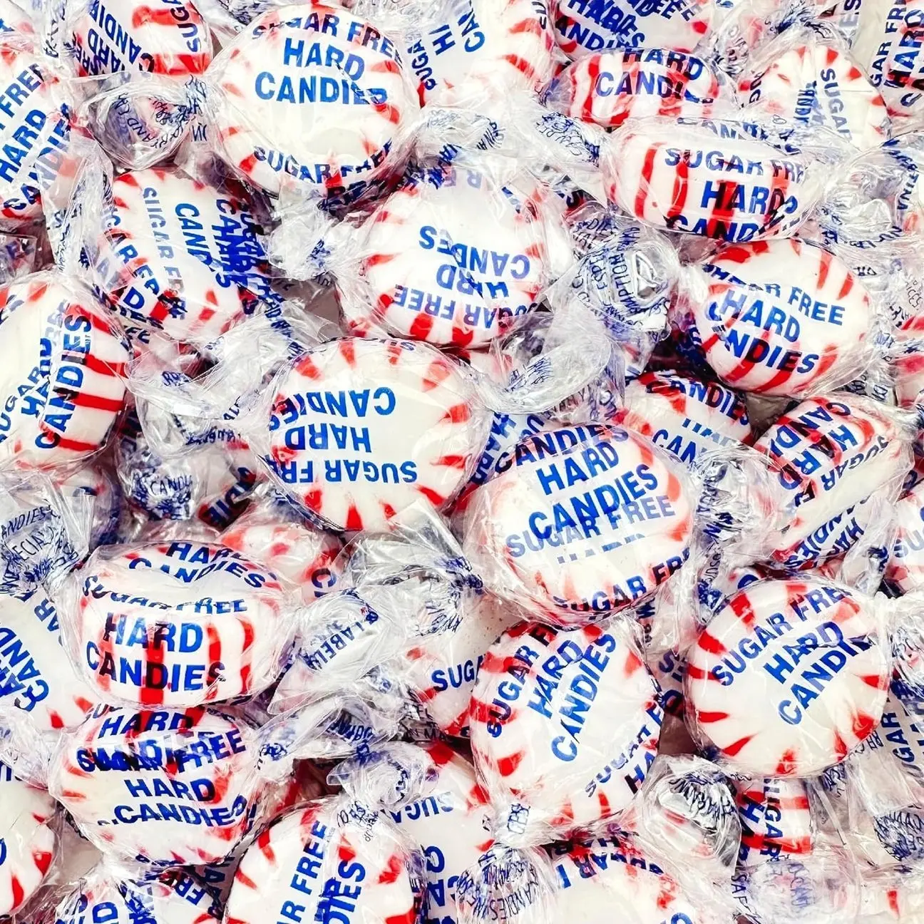 Sugar-Free Starlight Mints | 1-Pound Pack | Peppermint Hard Candy