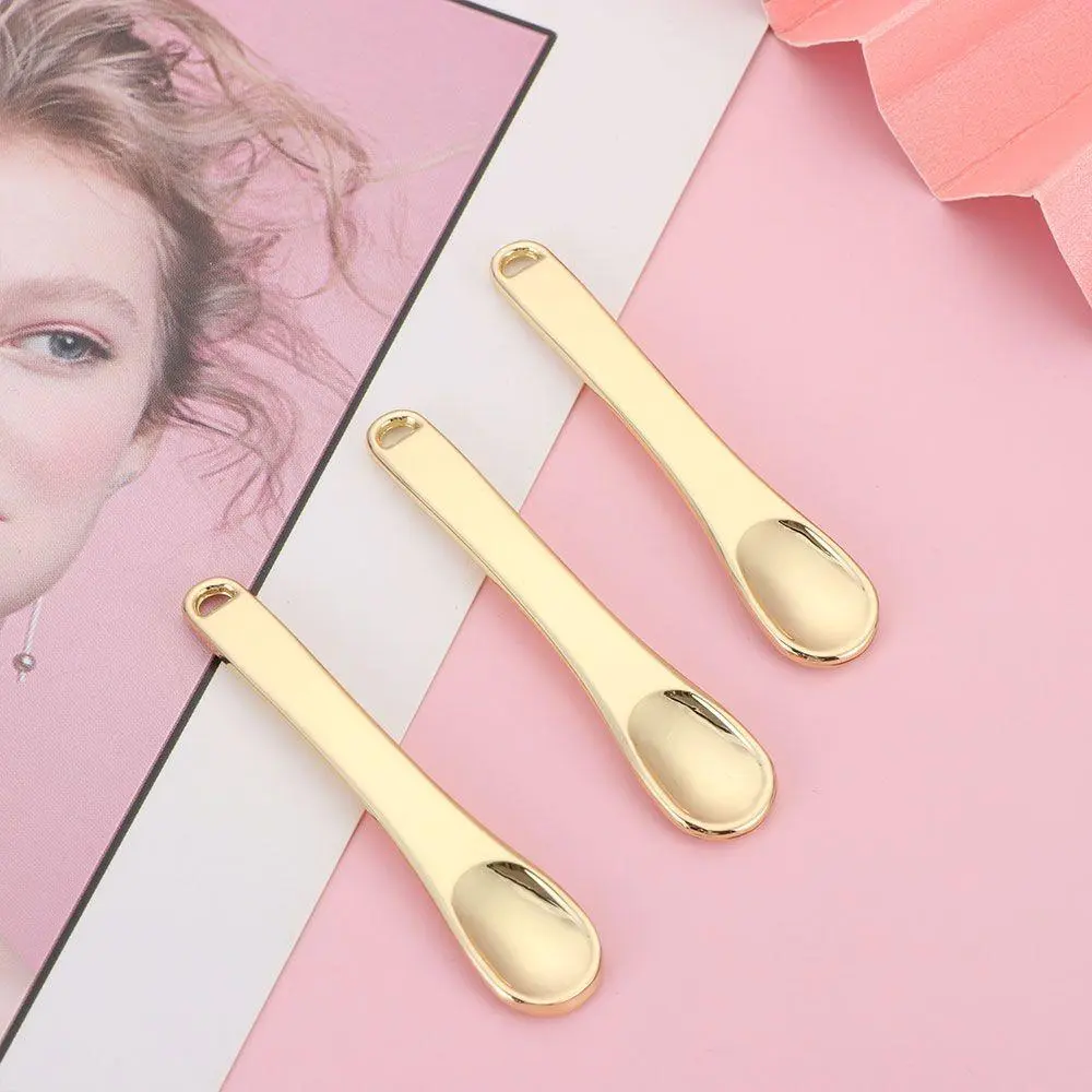 Face Mask Makeup Skincare Cosmetic Mini Spoon Reusable Scoop Metal