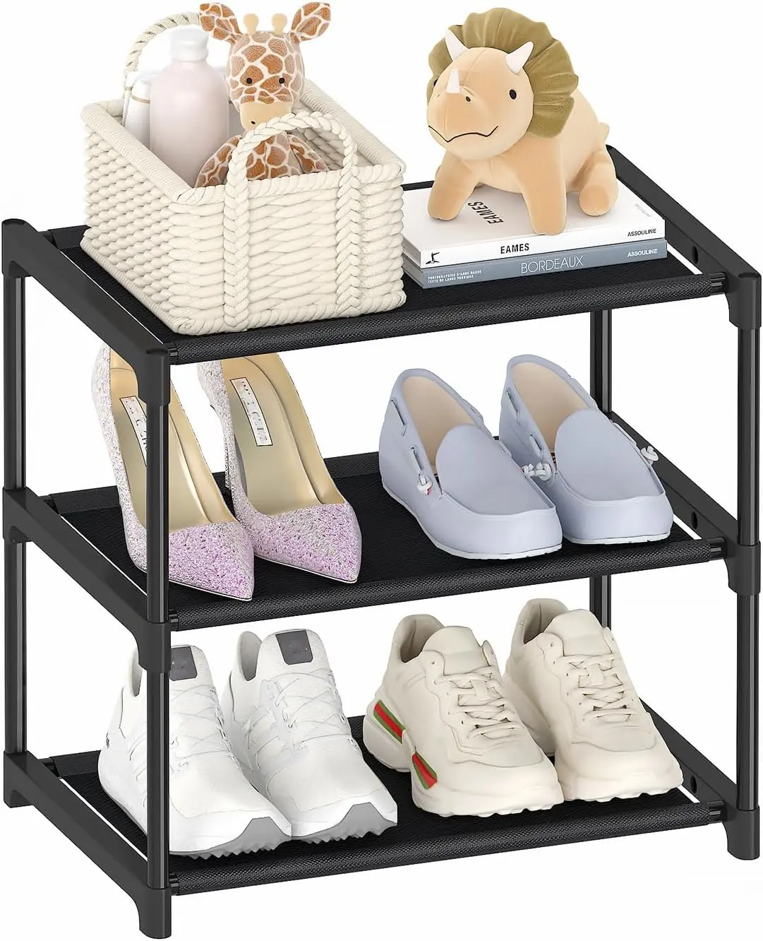 Small Shoe Rack   Shoe Rack Stand for Closet Dorm Bedroom Storage Organizer, Entryway