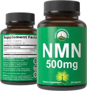 NMN Supplement Ultra High Strength Stabilized Nicotinamide Mononucleotide 500mg Per Capsule. 2 Capsules = 1,000mg of NMN. Boost NAD Levels. Healthy Aging NAD+ Supplements for Men and Women