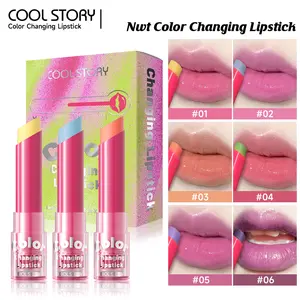 3pcs Thermal Lipstick Set for Autumn Winter, Moisturizing Formula, Adaptability Color, Perfect for Cold Weather Day Night Use Daily Makeup
