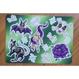 ☆ Skelly Season Sticker Sheet ☆