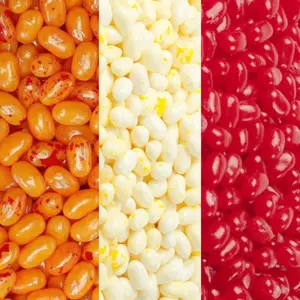 RICH & RICHERS Jelly Belly 1.5lb Viral Flavor Combo Jelly Beans Very Cherry Butter Popcorn Peach Bulk Candy Mix TikTok Trending Sweet Snack Bag - Bonbon