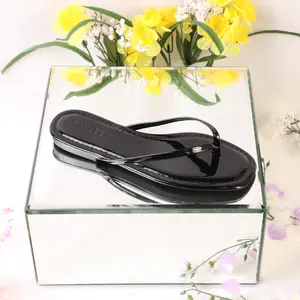 Lady sandal open toe slip one flip flop design flat heel Lady sandal open toe slip one flip flop design flat heel