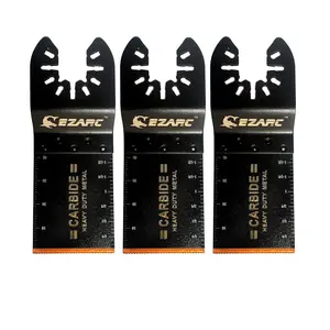 Carbide Oscillating Tool Blades, Blades Heary Duty for Hard,,..Screws, 3-Pack