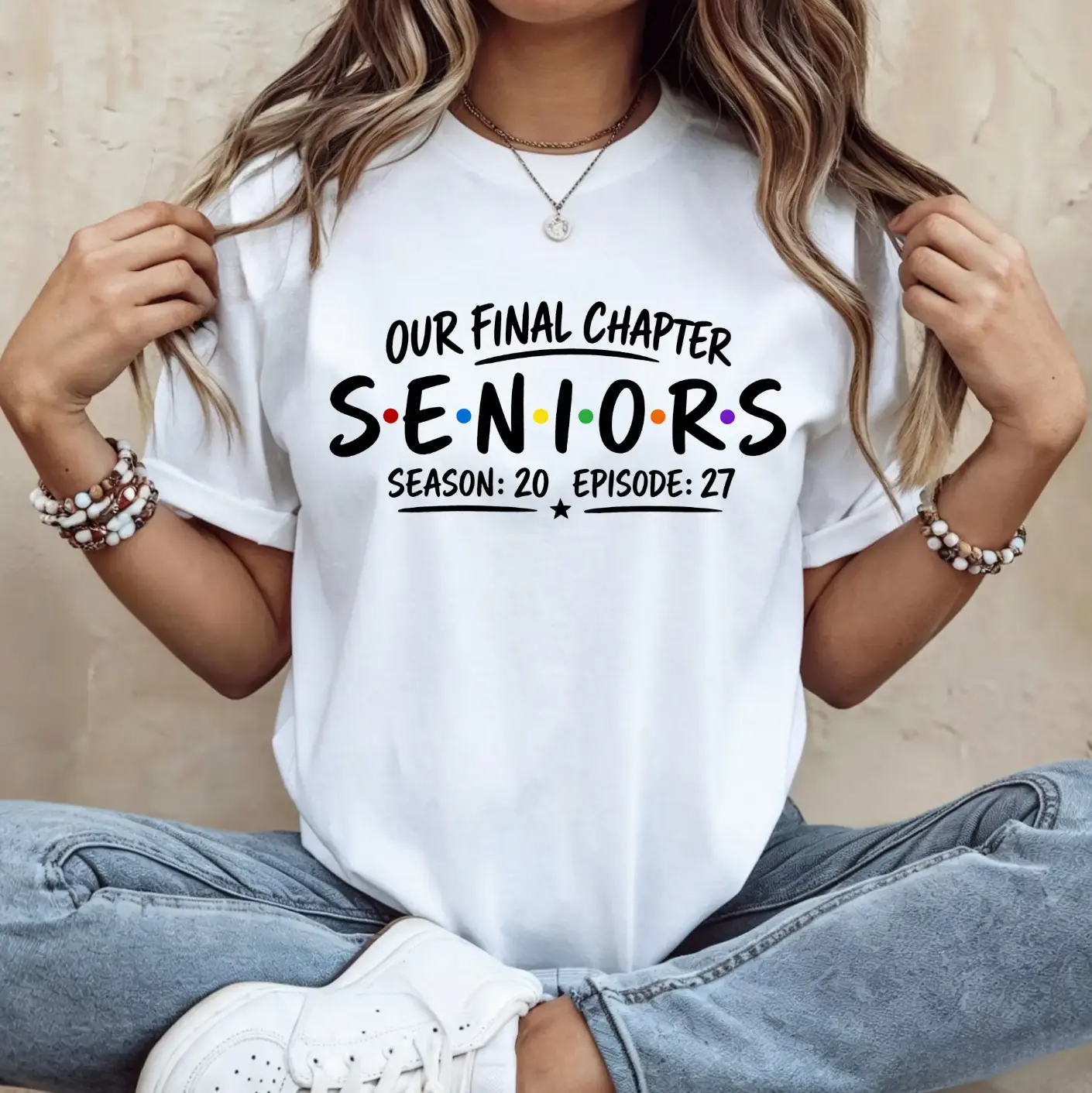 Senior 2027 Graduation Shirt Our Final Chapter Tee, Class of 2027 Gift, High School Grad Party Outfit