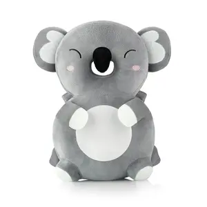 Baby Head Protection Backpack, Toddler Walking Head Protector, Adjustable Head Protector Pad Safety Cushion (Koala Grey)