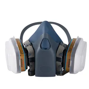 Reusable Respirator Mask Set with Dual Filters, 17-In-1/19-In-1/29-In-1, Dustproof Chemical Protection, Ideal for Painting Woodworking DIY, Dustproof Gasproof Mask