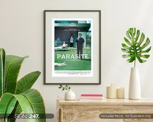 Parasite Movie Poster | Movie Prints For Cinema Rooms | Wall Art | Home Décor