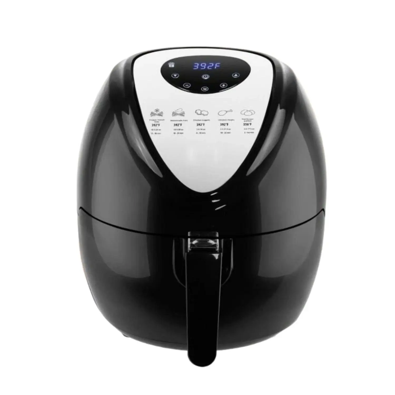 6.8 QT Modern Air Fryer with 120V/60Hz 1800W USA Standard Power, Touchscreen Controls, 7 Cooking Presets, 140 to 392 Degrees Temp, 0-30mins Timer, Nonstick Basket, Carry Handle, 12.05x15.12x13.23"/30.6x38.4x33.6cm - Father's Day Gift Kitchen Gadget, Durab