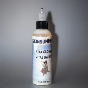 SKINSUMMERS Vital Hair Oil Strengthening & Nourishing Growth Formula for Healthy Shiny Hair Care Product Rosemary Restore Lightweight Haircare Grape Daily 4oz