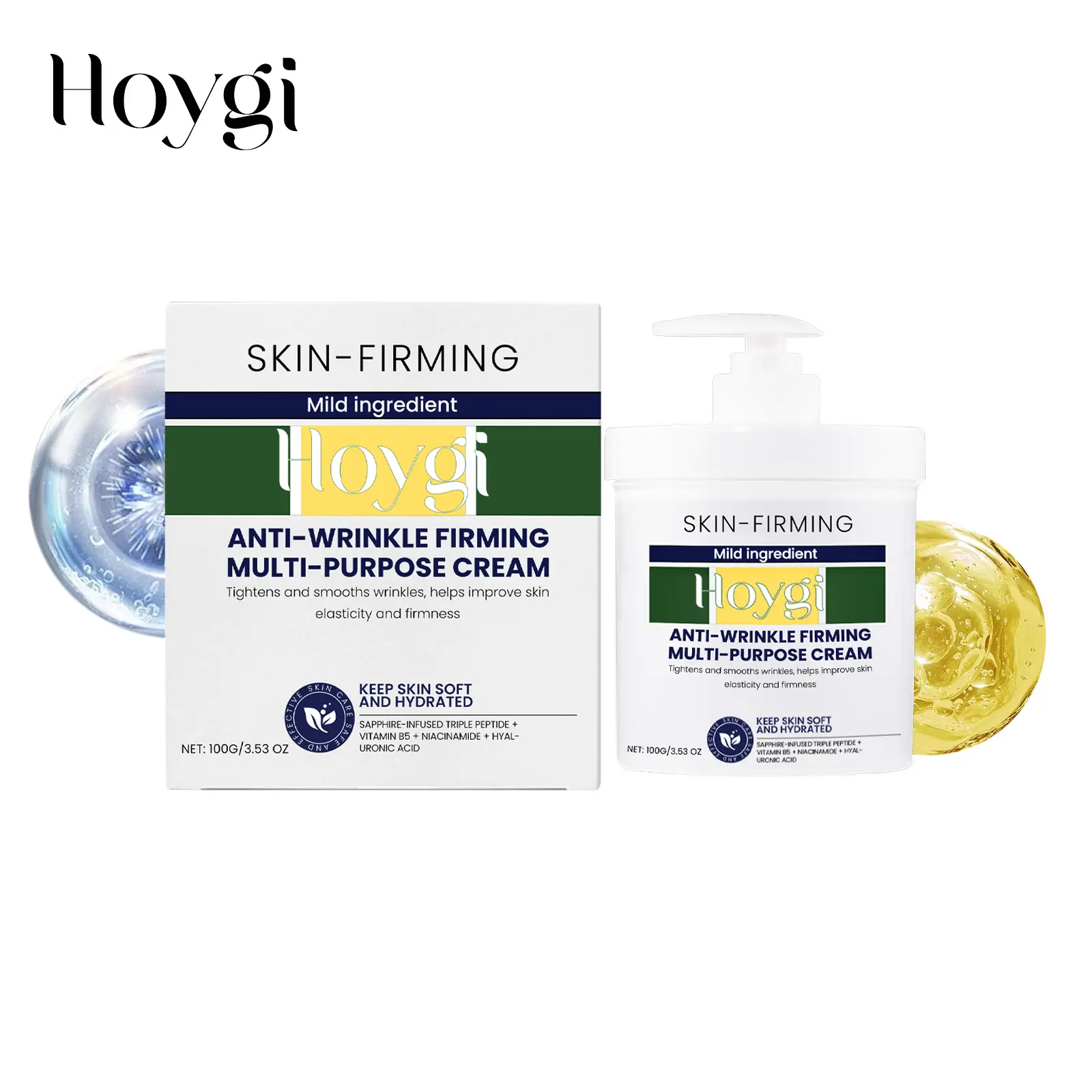 Hoygi moisturizing face cream nourishes the face, moisturizes, softens and moisturizes the skin