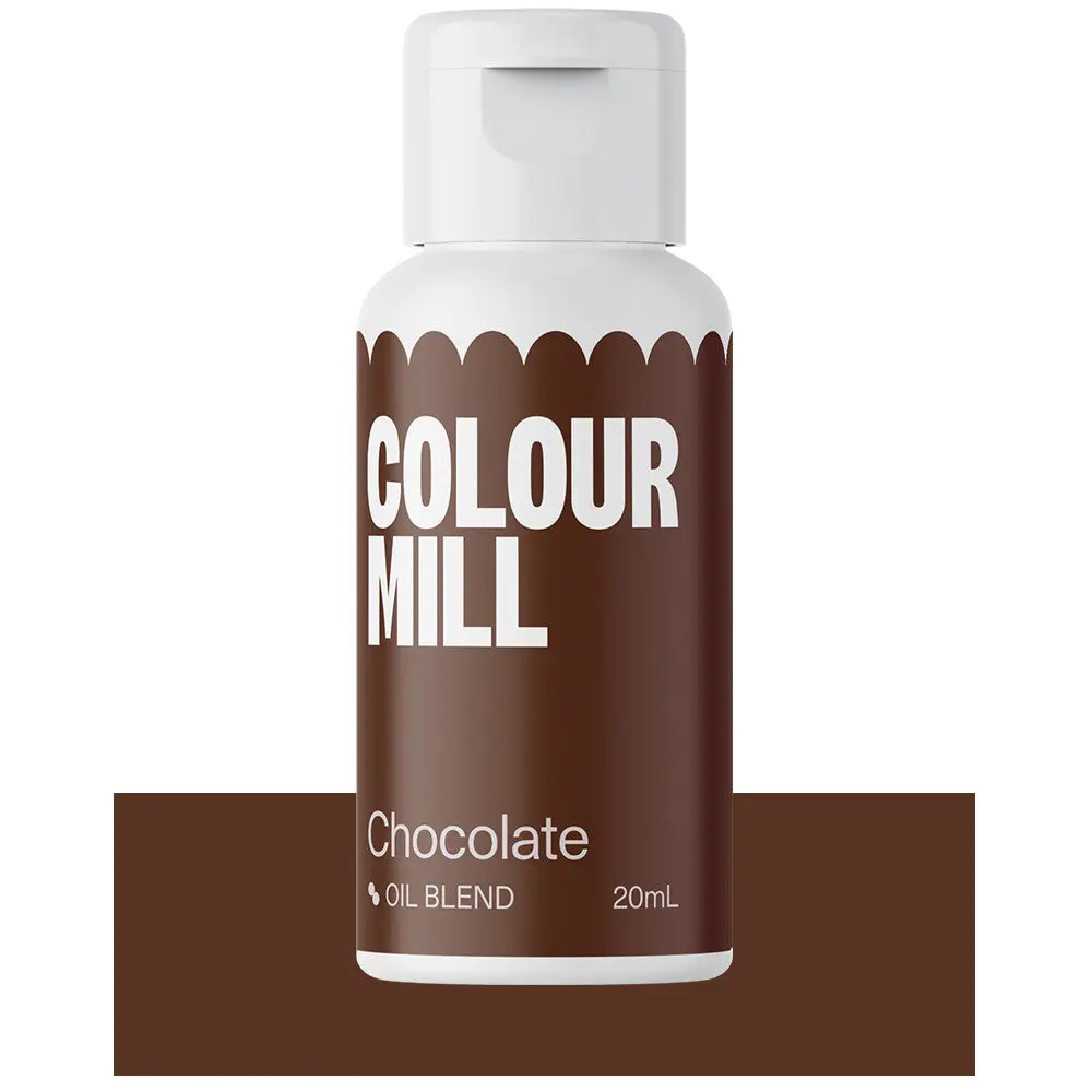 Colour Mill Oil-Blend Food Coloring, 20 Milliliters, Chocolate