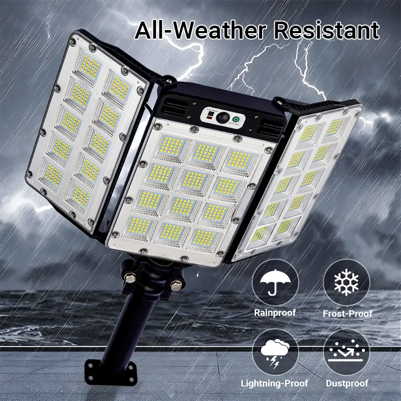 800 LED Solar Flood Light, Outdoor Motion Sensor Security Light with Remote Control, IP65 Waterproof Solar-Powered Lamp with 3 Brightness Modes for Yard, Garage, Home Decor