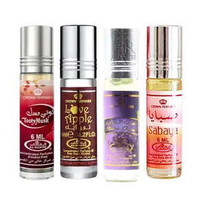 (4pc Bundle Pack) Tooty Musk, Love Apple, Grape Raspberry + Sabaya - 6ml Perfume Oil Roll-on by Al-Rehab