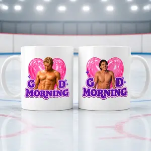 Dean Graham Hockey Romance Mug, Book Boyfriend Coffee Cup, Spicy Reader Gift For Off Campus Fans