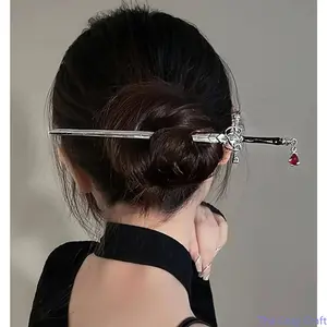2026 New Vintage Chinese Style Sword Hairpin, Oriental Ancient Hanfu Hair Stick Elegant Premium Hair Accessories, Ideal for Bun Hairstyling, Cosplay & Traditional Daily Outfits