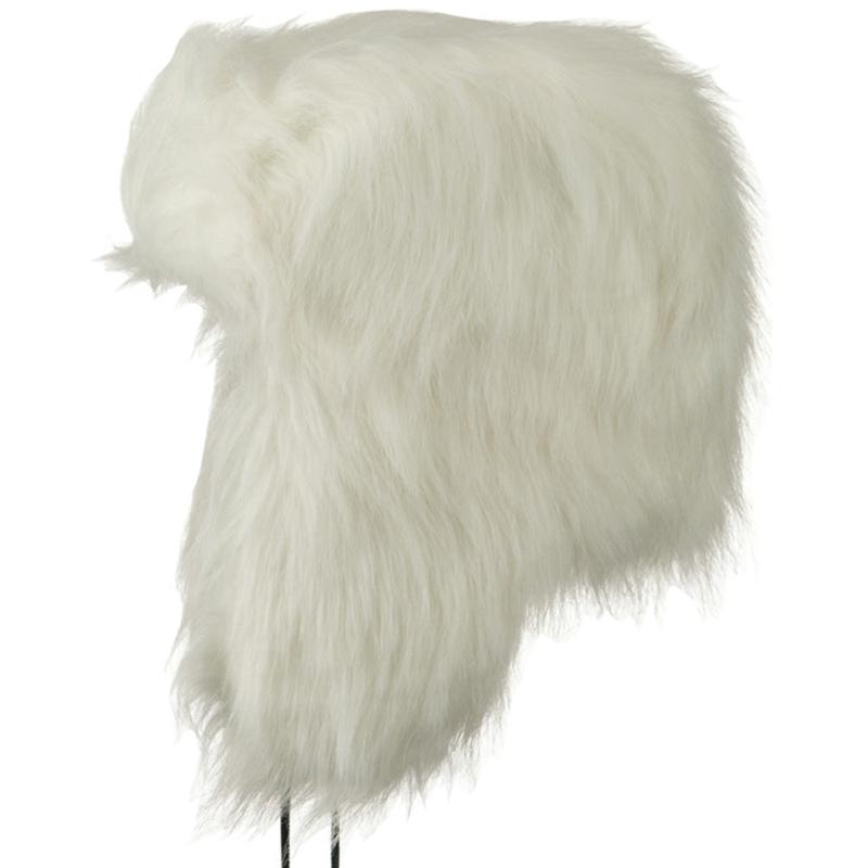 Woman's Faux Fur Pom Pom Trooper Hat