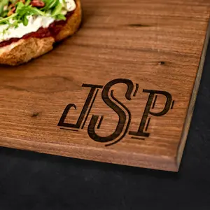 Modern Monogram Personalized Cutting Board