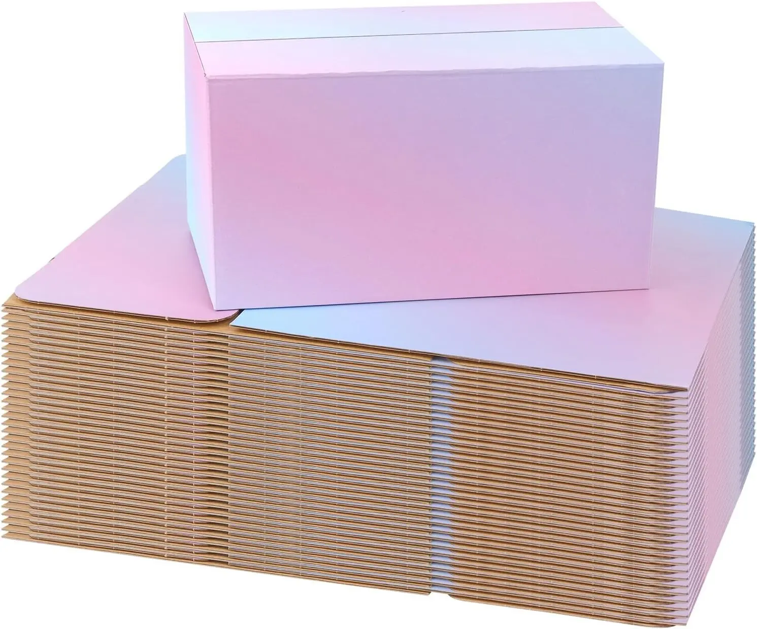 30 Pack 11x6x6 Colorful Shipping Boxes Medium, Corrugated Cardboard Boxes for Packaging Small Business