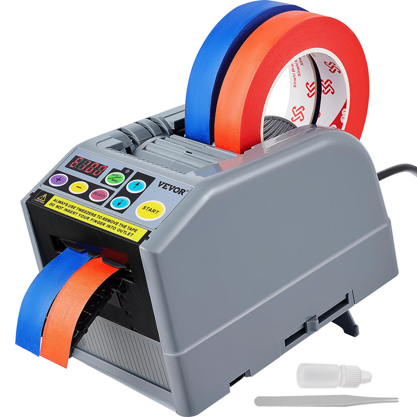 VEVOR Automatic Tape Dispenser Adhesive Electric Tape Cutter Packaging Machine Tape Cutting Machine 6-60mm Tape Width VEVOR Automatic Tape Dispenser Adhesive Electric Tape Cutter Packaging Machine Tape Cutting Machine 6-60mm Tape Width