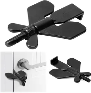 1 PCS Portable Door Lock,Door Lock,Home Security Door Locker Travel Lockdown Locks for Additional Safety and Privacy Protion,Door Lock Security Devices,For Home Hotel School Apartment