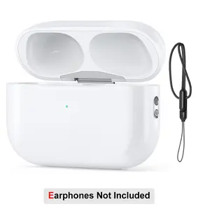 Wireless Charging Case for AirPods Pro 2nd & 1st, Earphones Not Included, USB-C Port, Charger Case Replacement with Bluetooth Pairing Sync Button