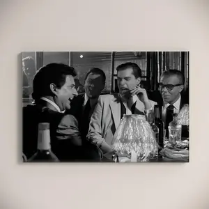 Goodfellas Movie Poster      Funny Gangster Wall Art      Retro Bar Cart Print      Decor for Living Room, Home Bar & Man Caves