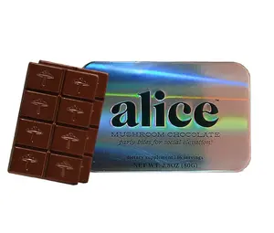 Alice Party Trick | Functional Mushroom Chocolate for Social Enjoyment | Cordyceps, Kanna & Nootropics for Shared Experiences - 1 Pack