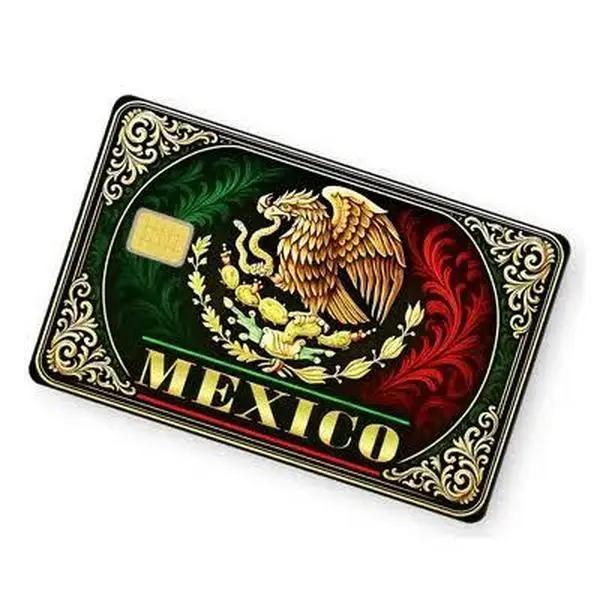Mexico Eagle Luxury Design – Heritage Pride Style – One-Sided Rectangle Chip Card Cover