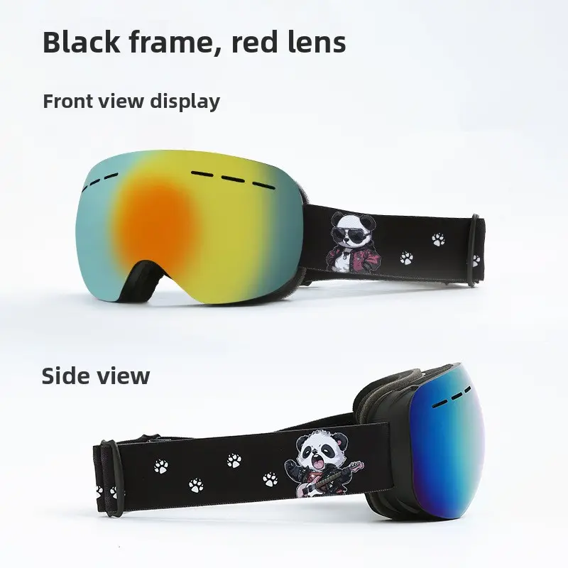 Black frame red lens - panda